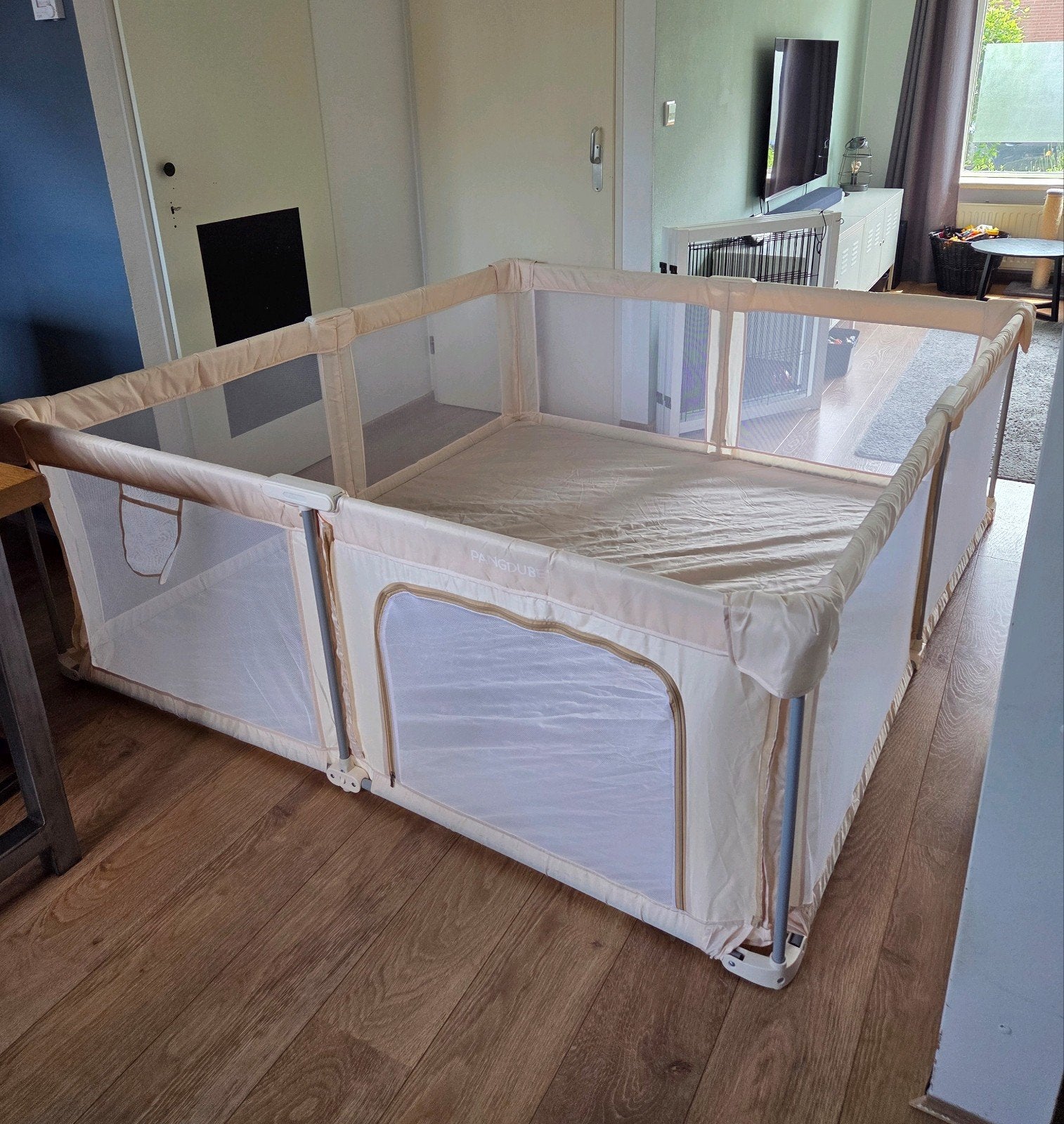 Grote Opvouwbare Baby grondbox - 180x200x70 cm, Kinderen en Baby's, Boxen, Ophalen, Zo goed als nieuw