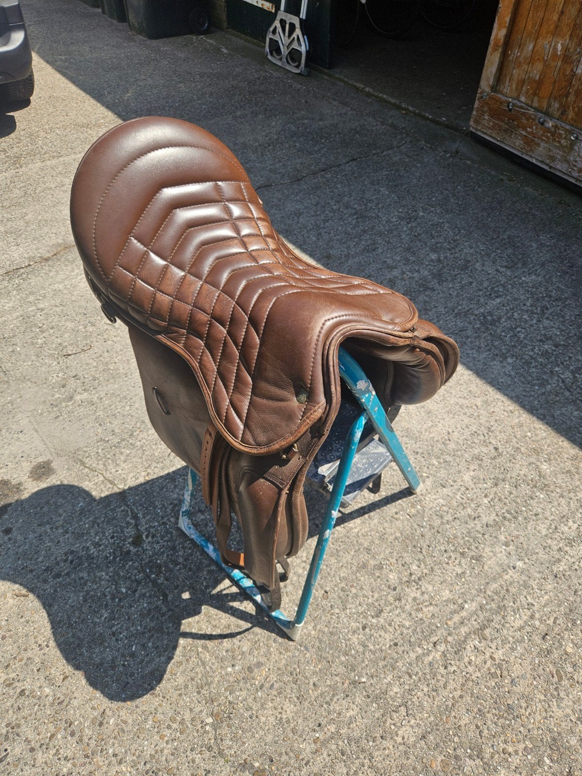 Massimo zadel breed model 33/34 bruin, Ophalen of Verzenden