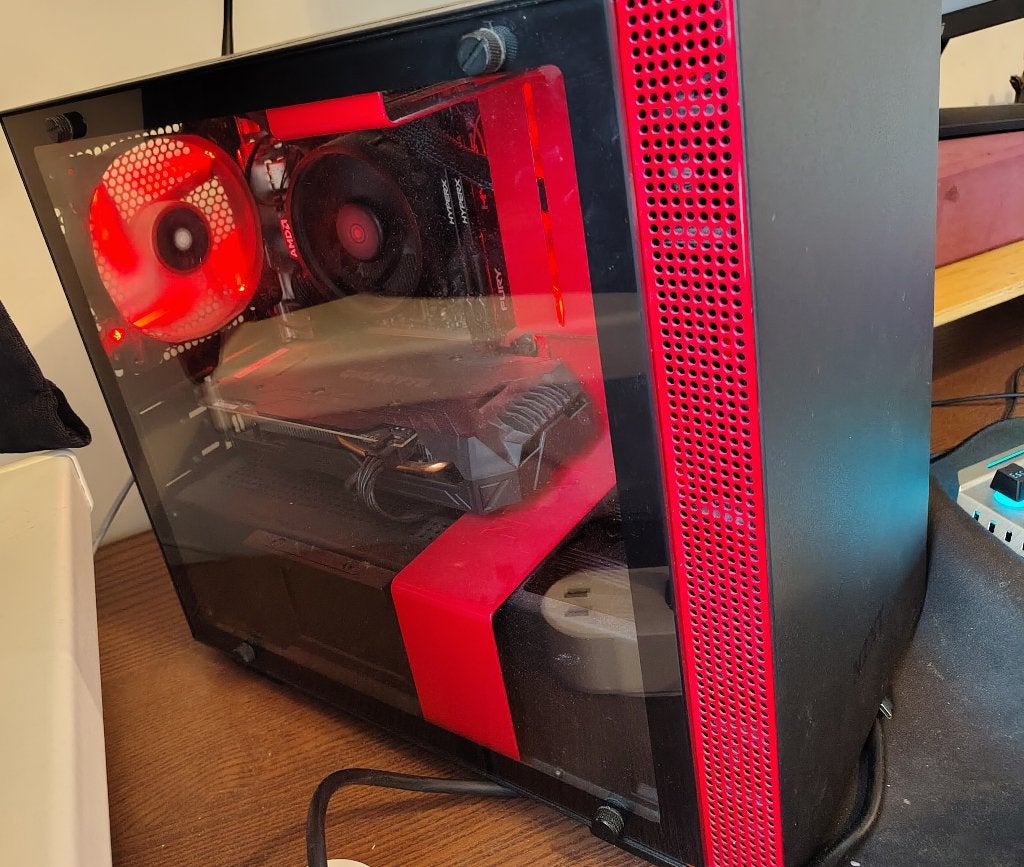 Gaming desktop PC + monitor, Computers en Software, Desktop Pc's, Gebruikt, 3 tot 4 Ghz, SSD, 16 GB, Met videokaart, Met monitor