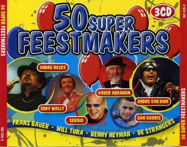 50 Super Feestmakers  Originele 3CD Box., Ophalen of Verzenden, Nieuw in verpakking, Nederlandstalig, Boxset