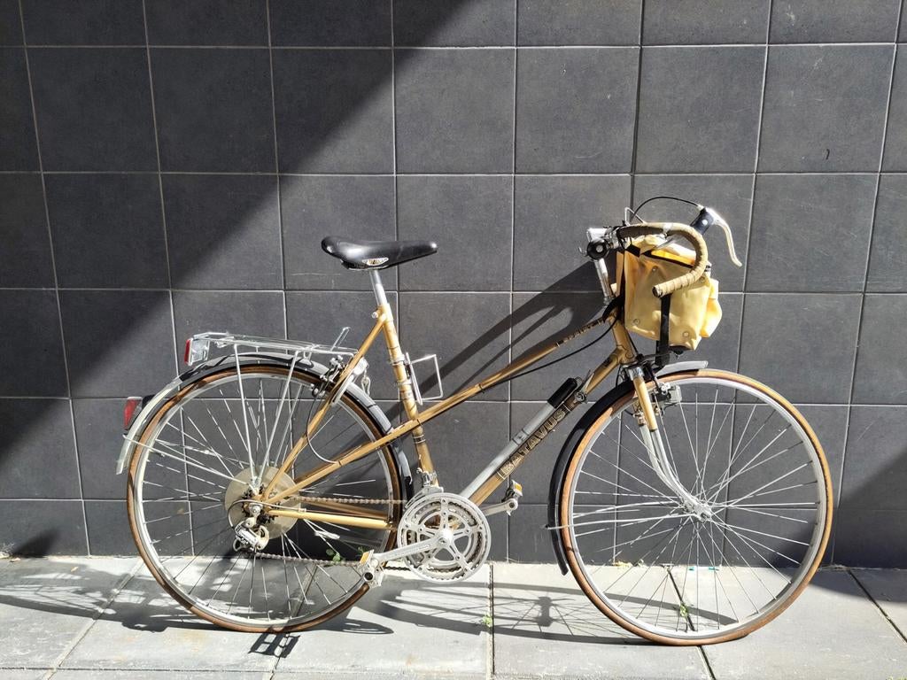 Vintage Batavus tourfiets 57 cm mixte frame, 55 tot 59 cm, Ophalen, Batavus