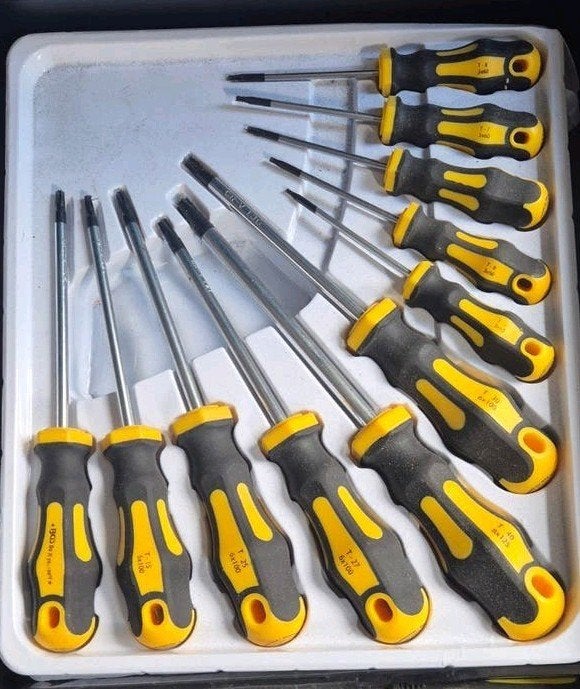 Torx Schroevendraaierset T7-T40, Ophalen of Verzenden, Zo goed als nieuw