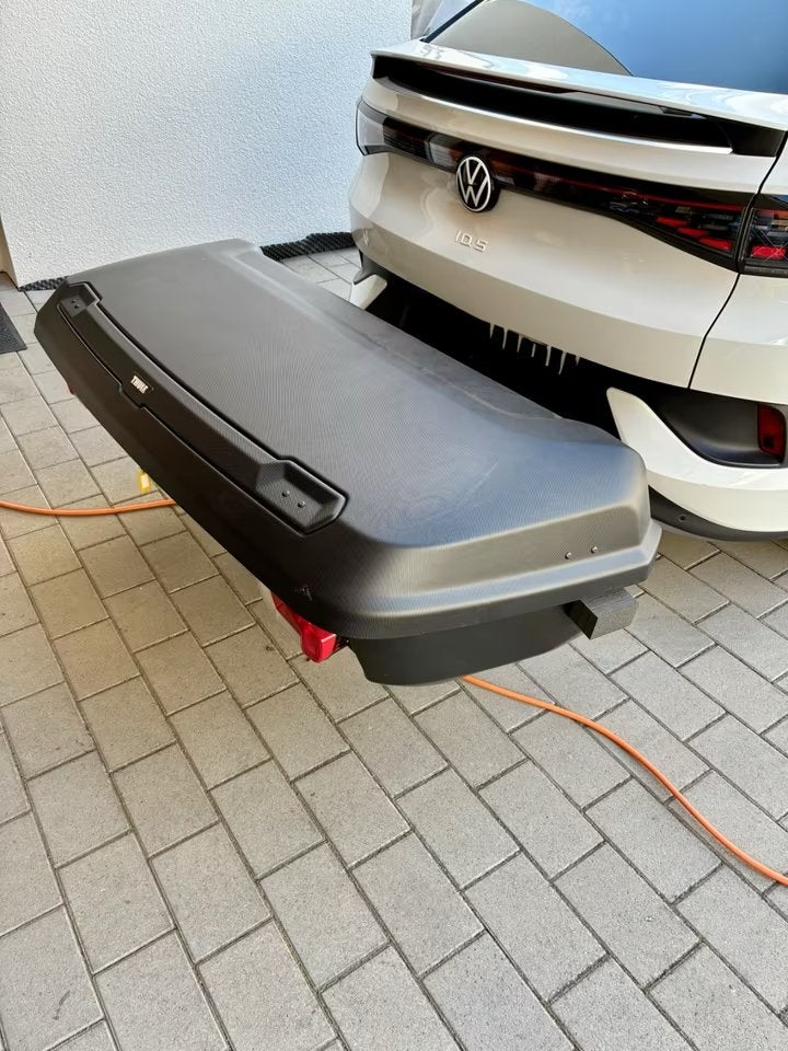 TE HUUR Thule Arcos L 400 Liter Aero Black Trekhaakkoffer, Ophalen, Zo goed als nieuw