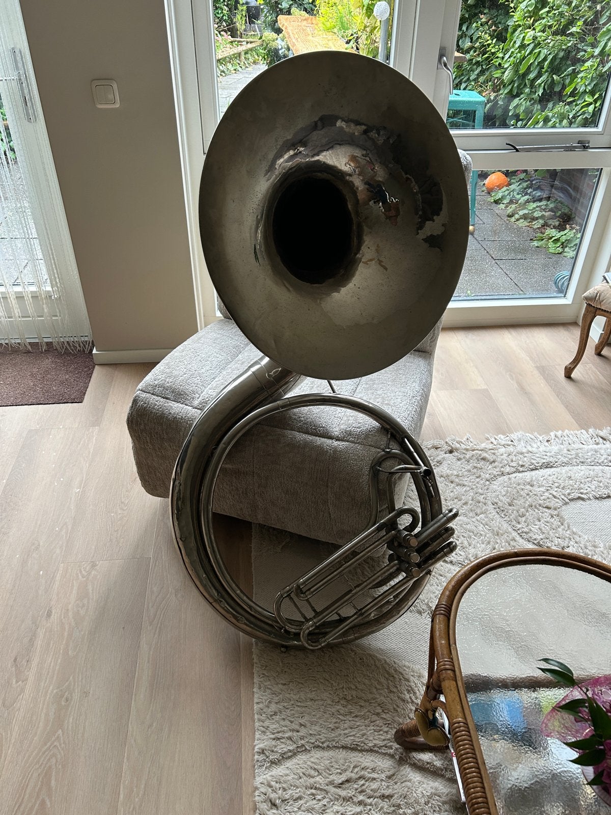 Vintage Imperial Bes Sousafoon - Steijn Zaandam, Muziek en Instrumenten, Ophalen, Gebruikt, Bes-tuba