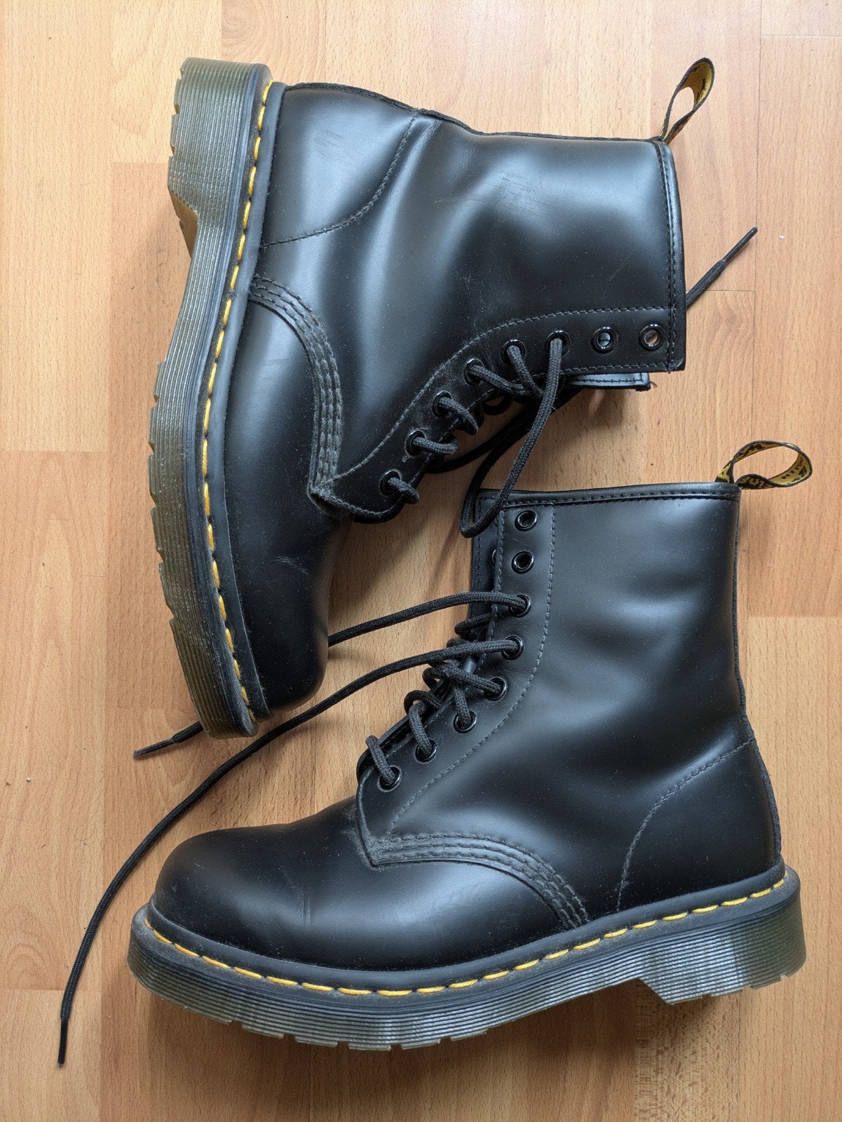 Dr Martens 1460 laarzen, Kleding | Dames, Ophalen of Verzenden, Zo goed als nieuw, Zwart
