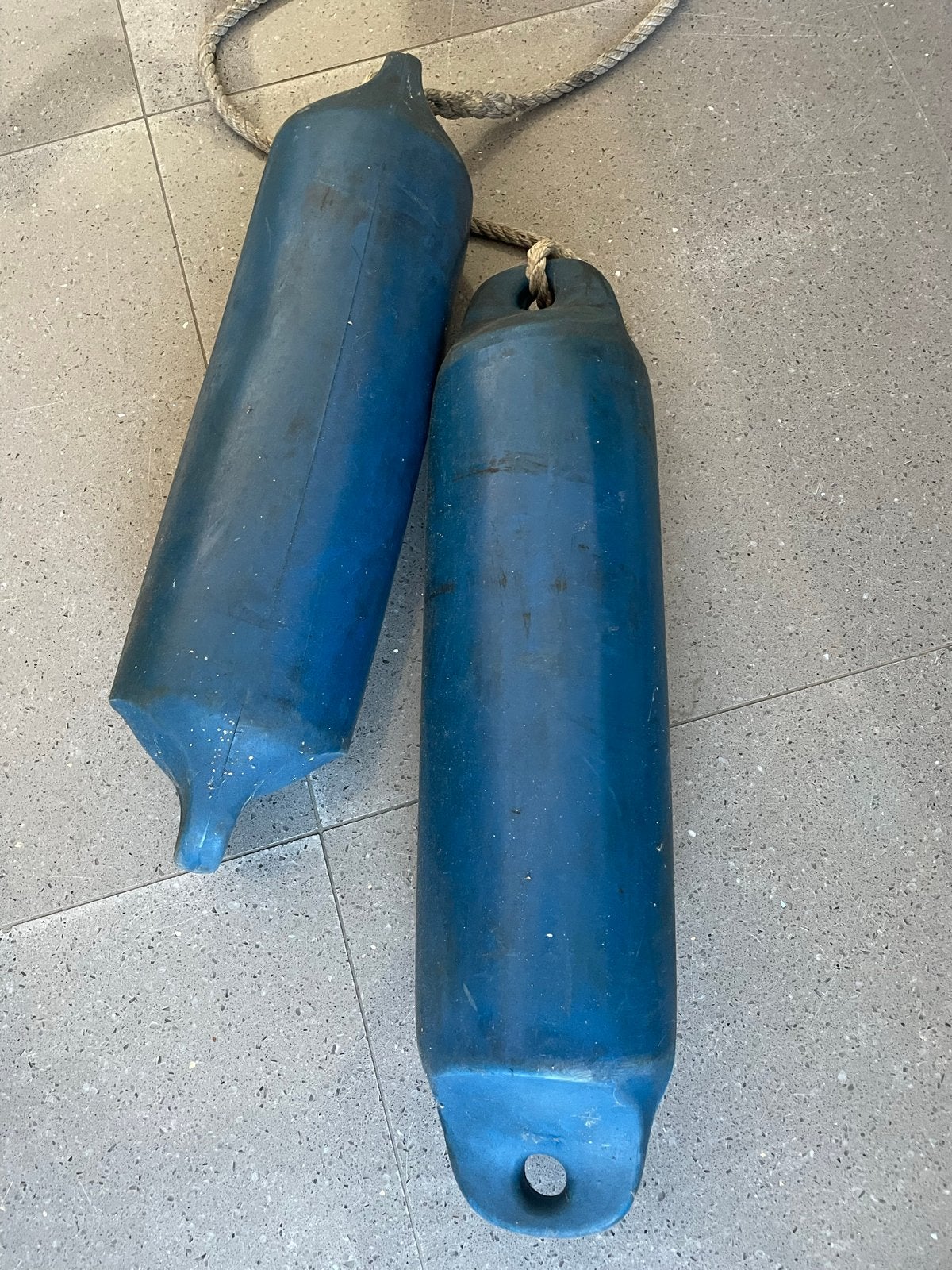 2x Stootwillen / Fenders Blauw, Watersport en Boten, Accessoires en Onderhoud, Ophalen, Gebruikt, Overige typen