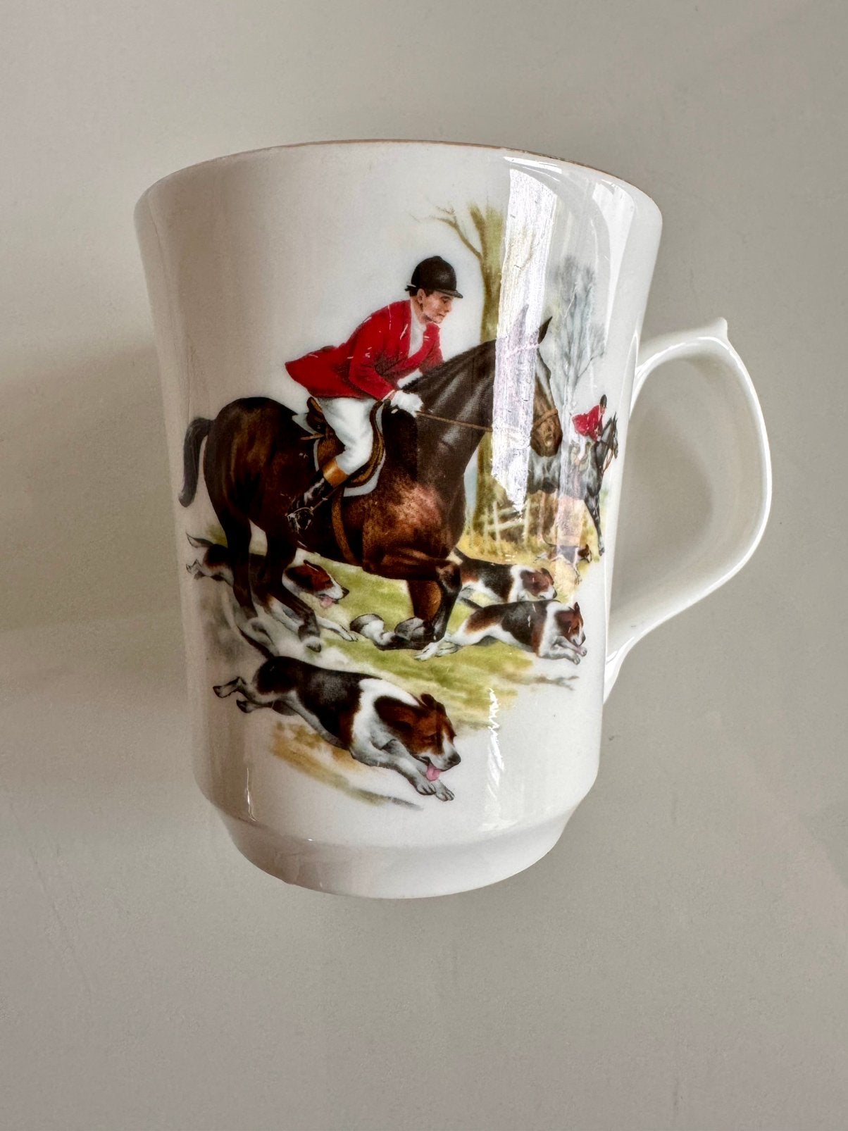 Originele Vintage uk Jachtmok Jason Works Nanrich Pottery, Overige merken, Klassiek, Zo goed als nieuw, Porselein