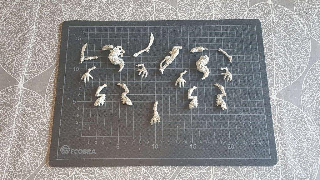 2nd Edition Warhammer 40k Tyranid Warriors, Ophalen of Verzenden, Gebruikt, Warhammer, Figuurtje(s)