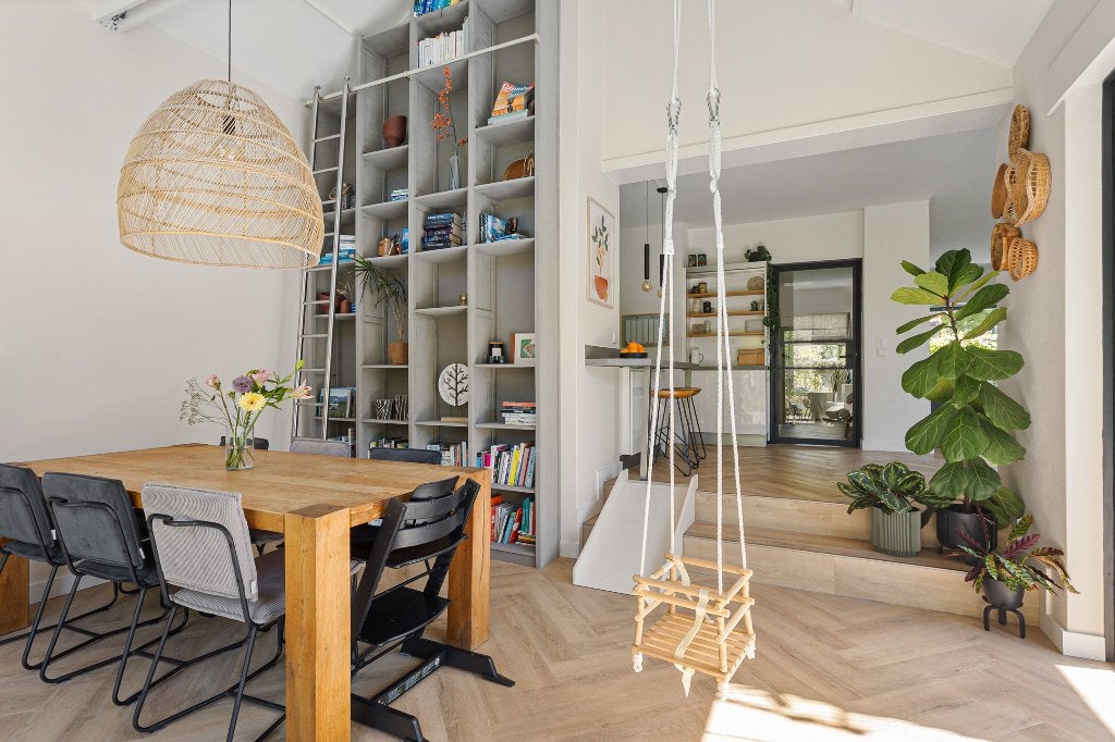 Massieve eikenhouten (eet)tafel - 220x100x78cm - Goede staat, Ophalen, 100 tot 150 cm, Eikenhout, 200 cm of meer