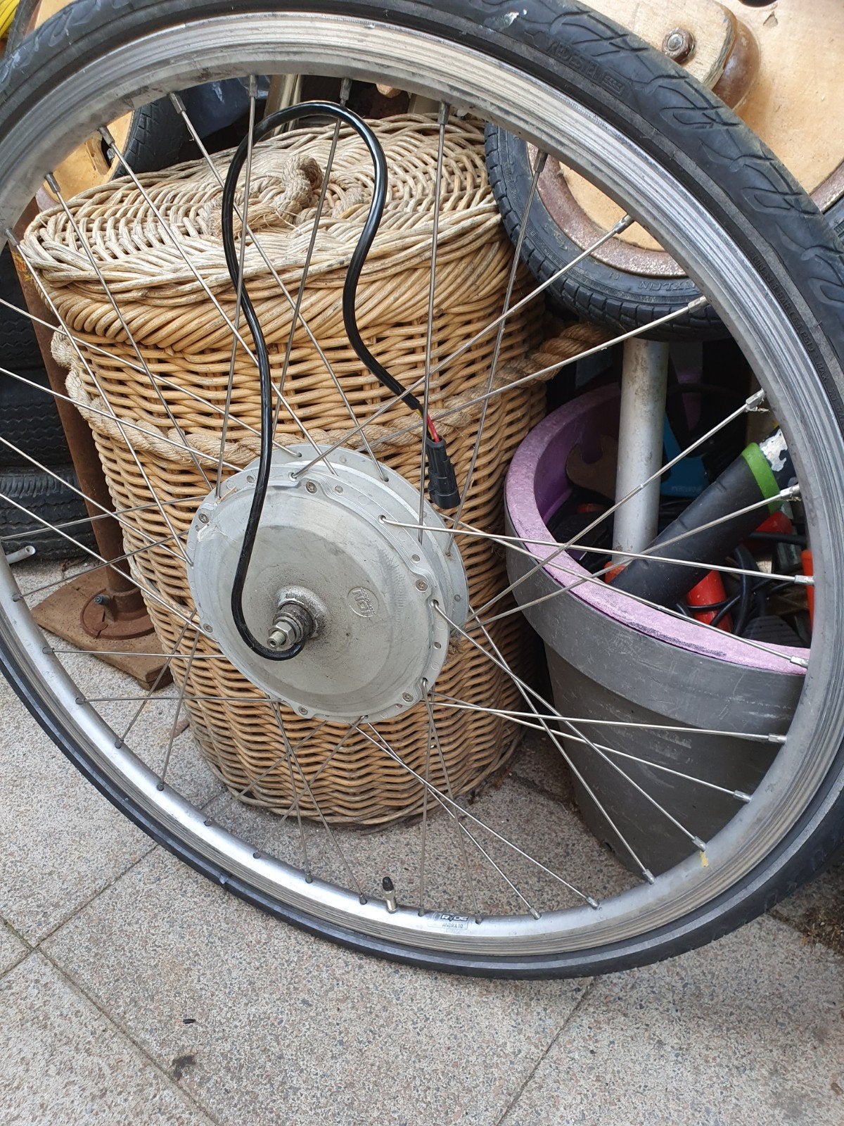 sparta voorwiel met motor, Ophalen of Verzenden, Motor