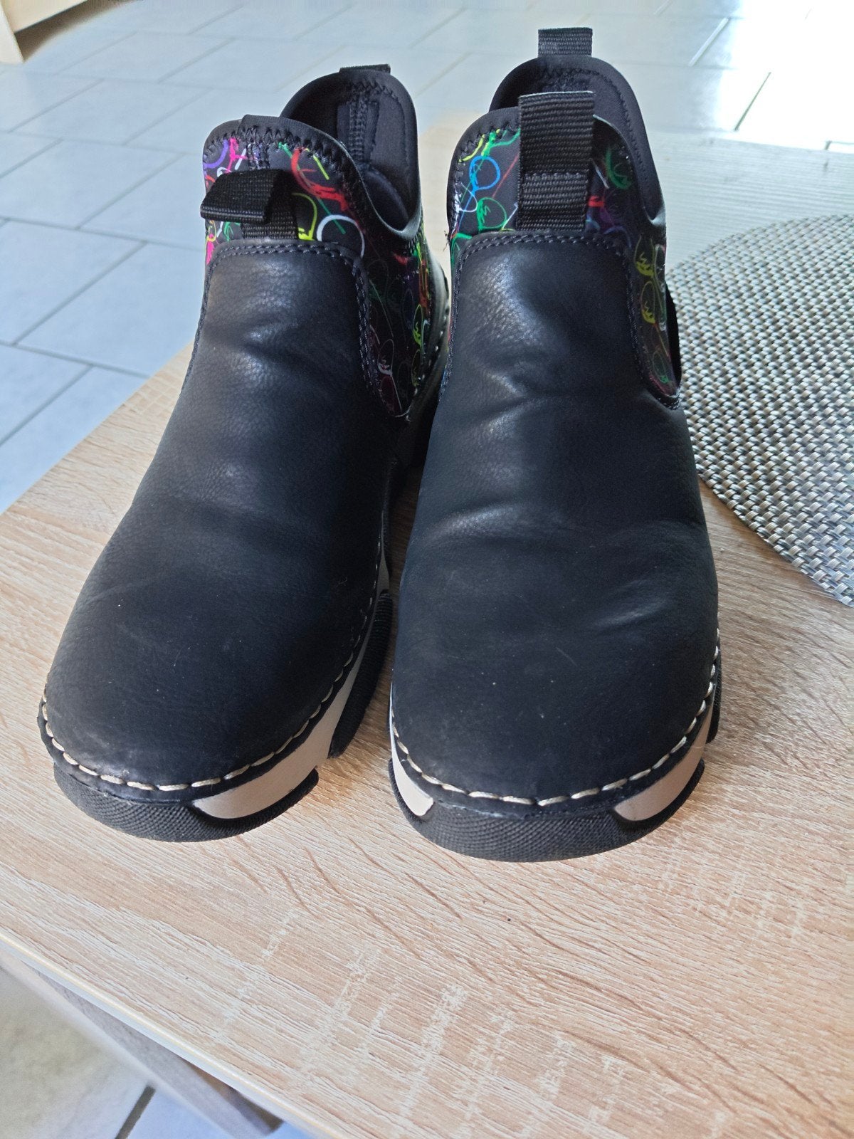 danes schoenen maat 41, Zwart, Ophalen of Verzenden, Rieker, Sneakers of Gympen