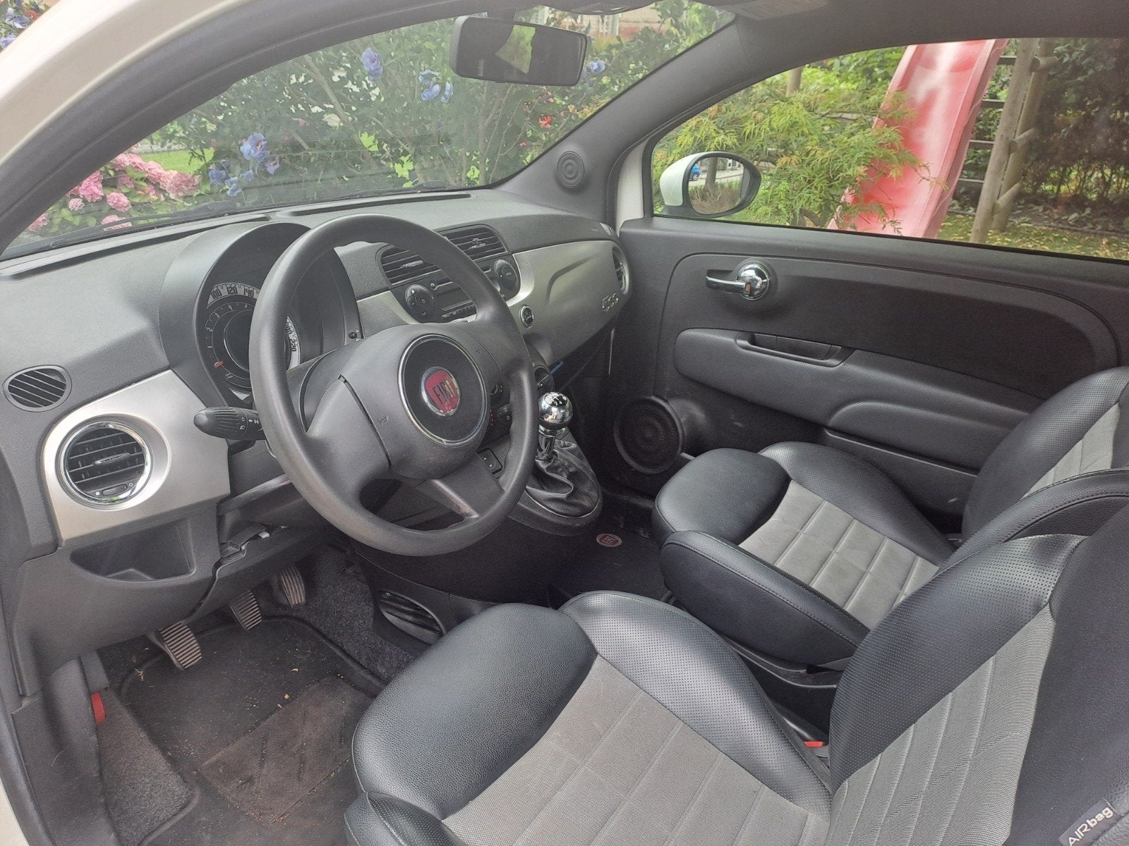 Fiat 500 0.9 85pk Twinair Turbo 2012 Wit, Auto's, Voorwielaandrijving, 31 €/maand, Handgeschakeld, Particulier