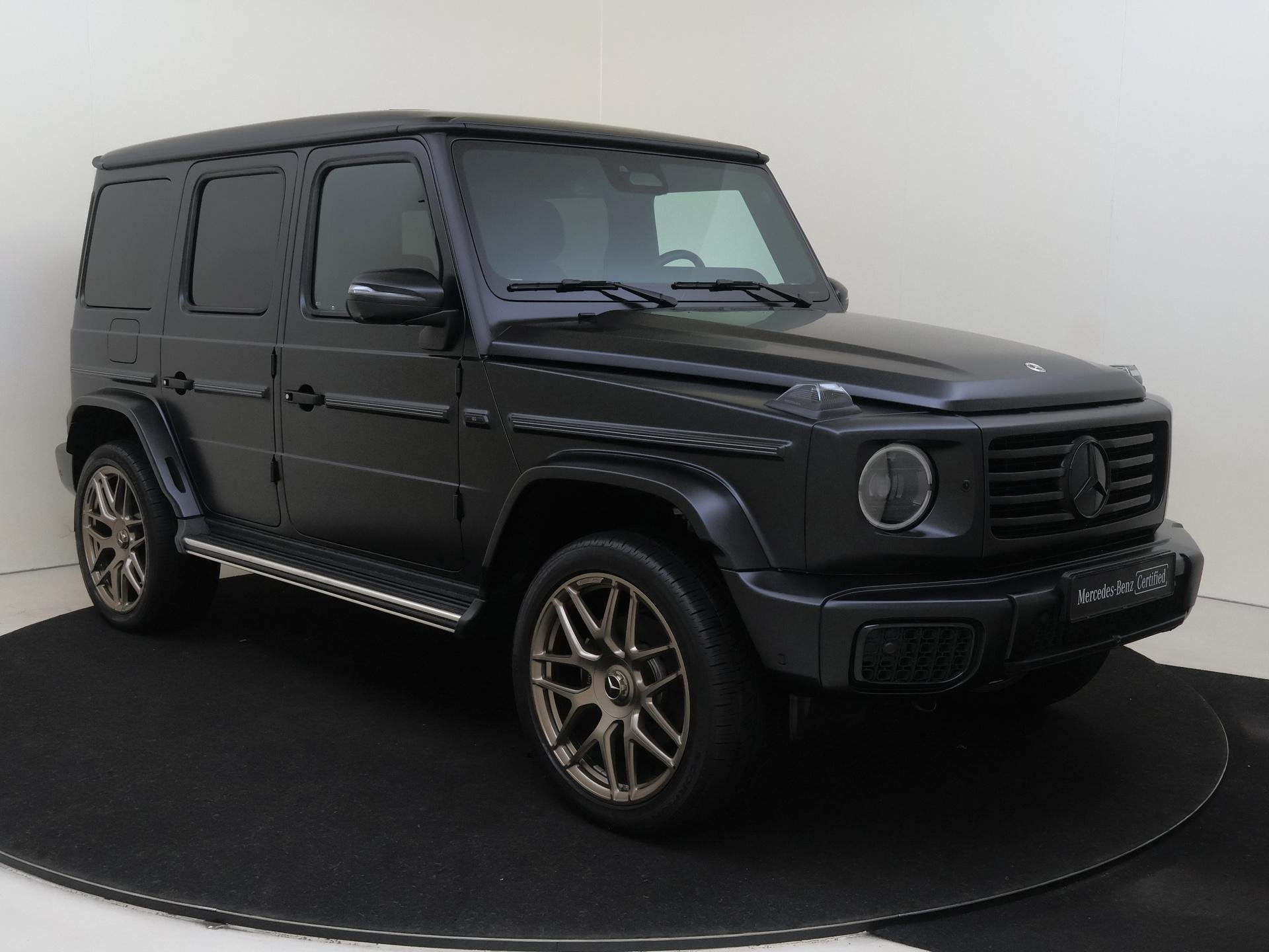 Mercedes-Benz G 580 met EQ-Technologie 116 kWh / Schuifdak/, Auto's, Mercedes-Benz, Automaat, Gebruikt, Zwart, 116 kWh
