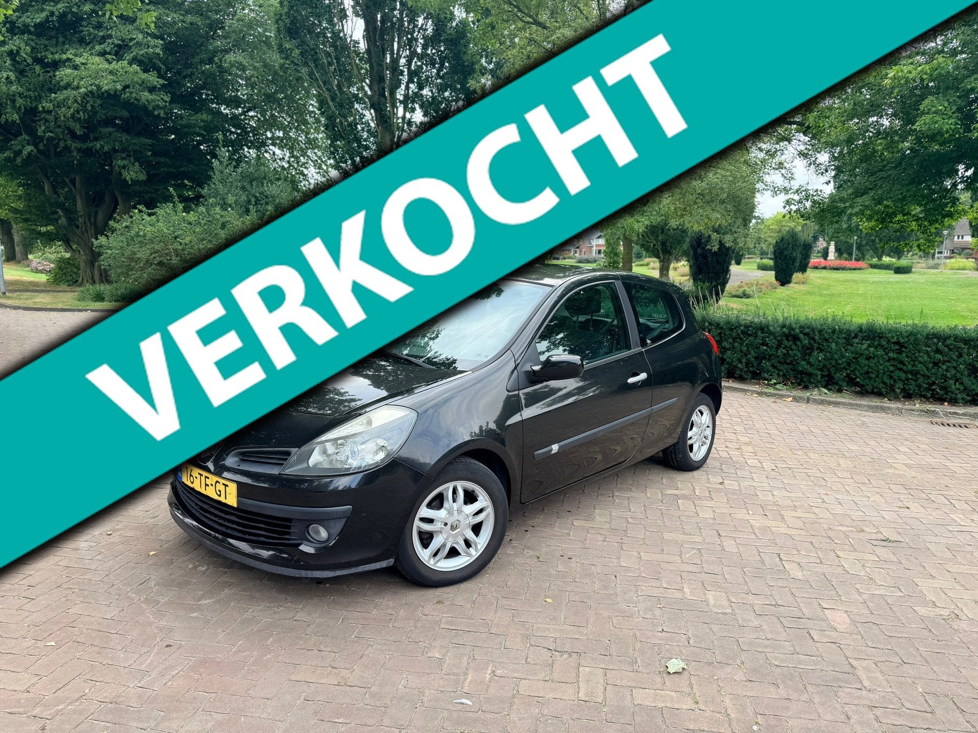 Renault Clio 1.4-16V Exception | Airco | Nw.APK | Sport, Auto's, Renault, Voorwielaandrijving, Gebruikt, Zwart, 4 cilinders