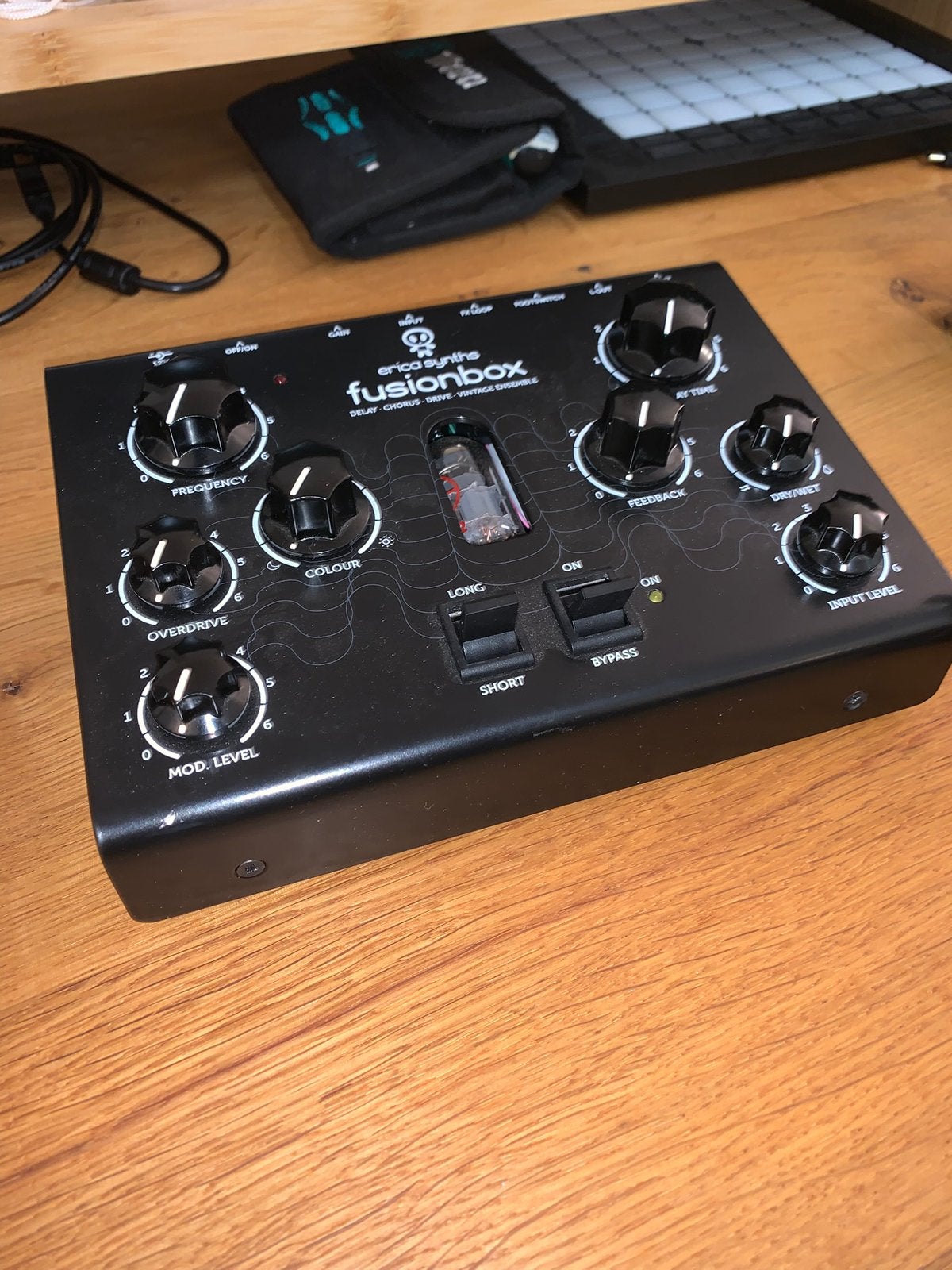Erica synth Fusionbox delay chorus drive, Ophalen of Verzenden, Gebruikt, Delay of Echo