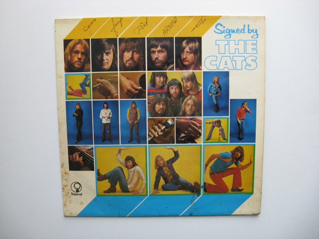 The Cats Signed bij The Cats, Ophalen of Verzenden, Zo goed als nieuw, 12 inch