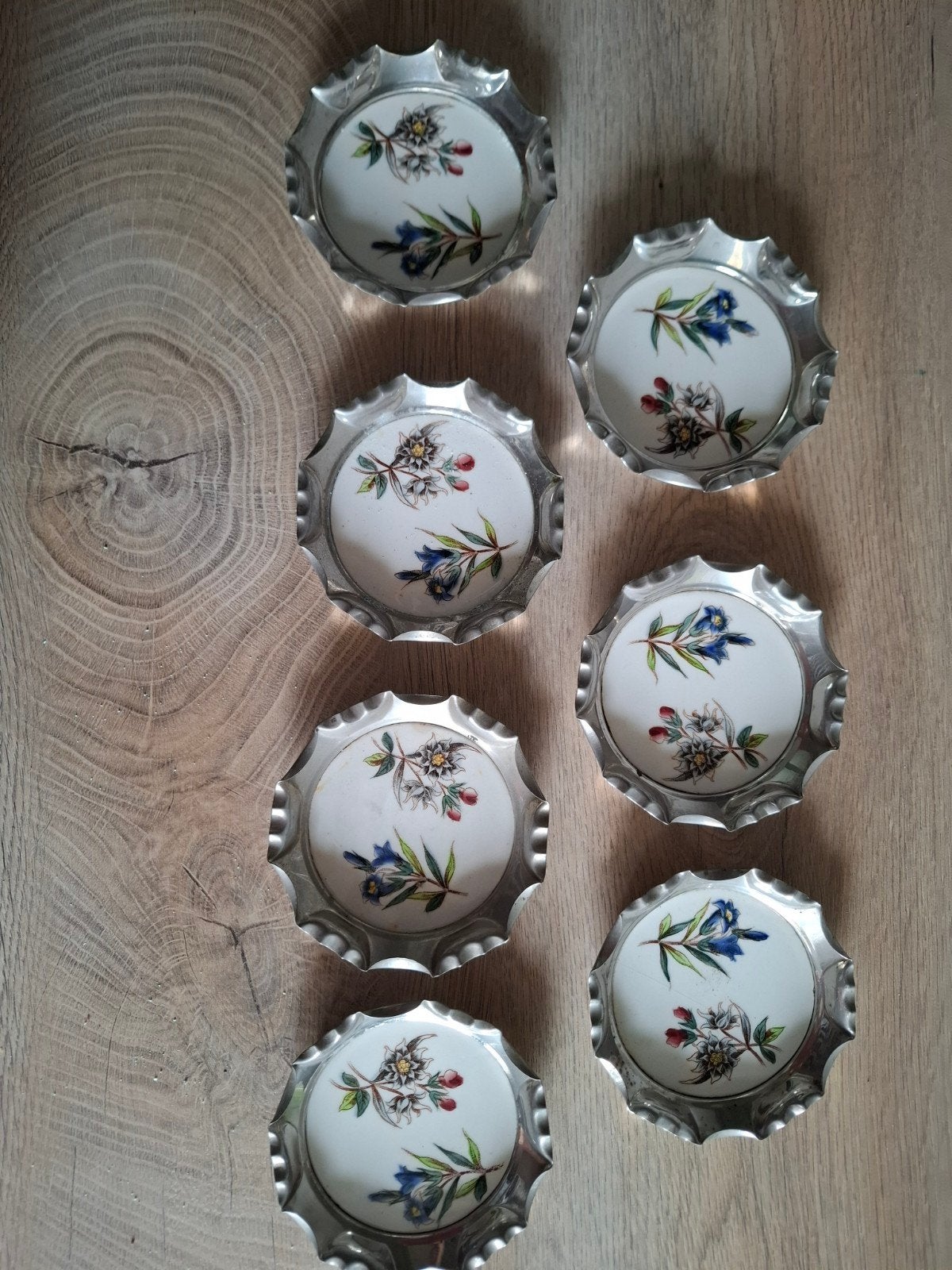 Antieke glasonderzetters, Antiek en Kunst, Ophalen