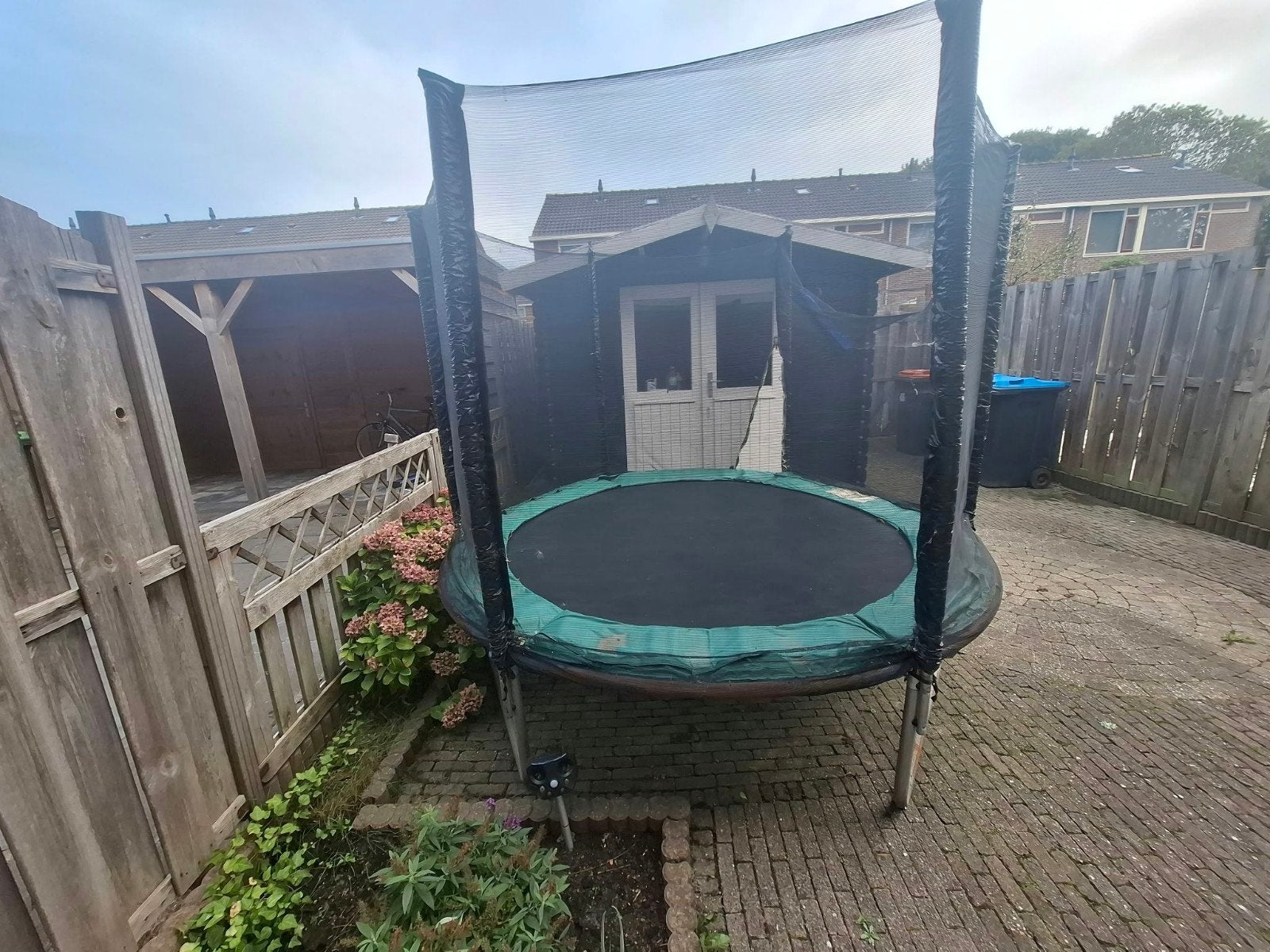 Trampoline met veiligheidsnet - Gebruikt, Ophalen, Gebruikt