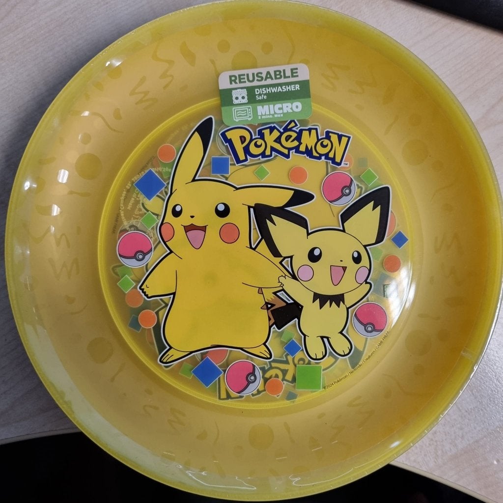 Herbruikbare Pokemon bordjes, Overige typen, Geel, Nieuw, Ophalen of Verzenden