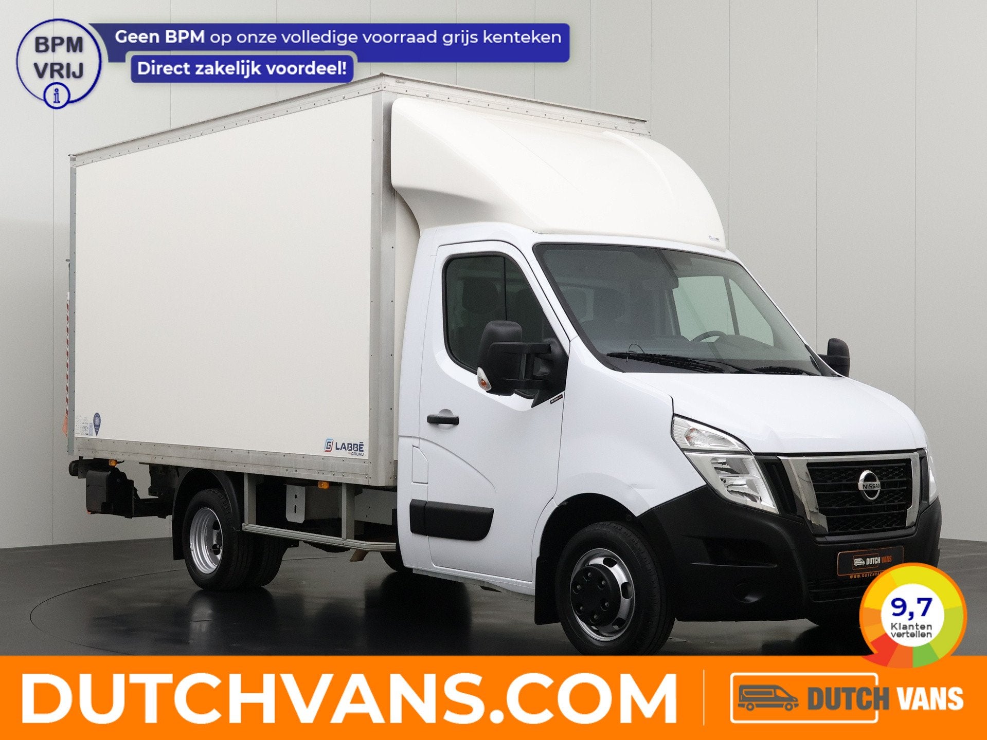 Nissan Interstar 2.3DCI 165PK Dubbellucht Bakwagen+Laadklep, Gebruikt, Euro 6, 2880 kg, 165 pk