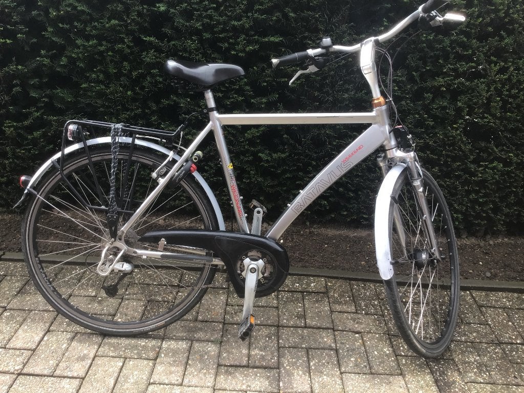 Herenfiets Batavus Weekend 28 inch, Fietsen en Brommers, Ophalen, Gebruikt, Velgrem, Versnellingen
