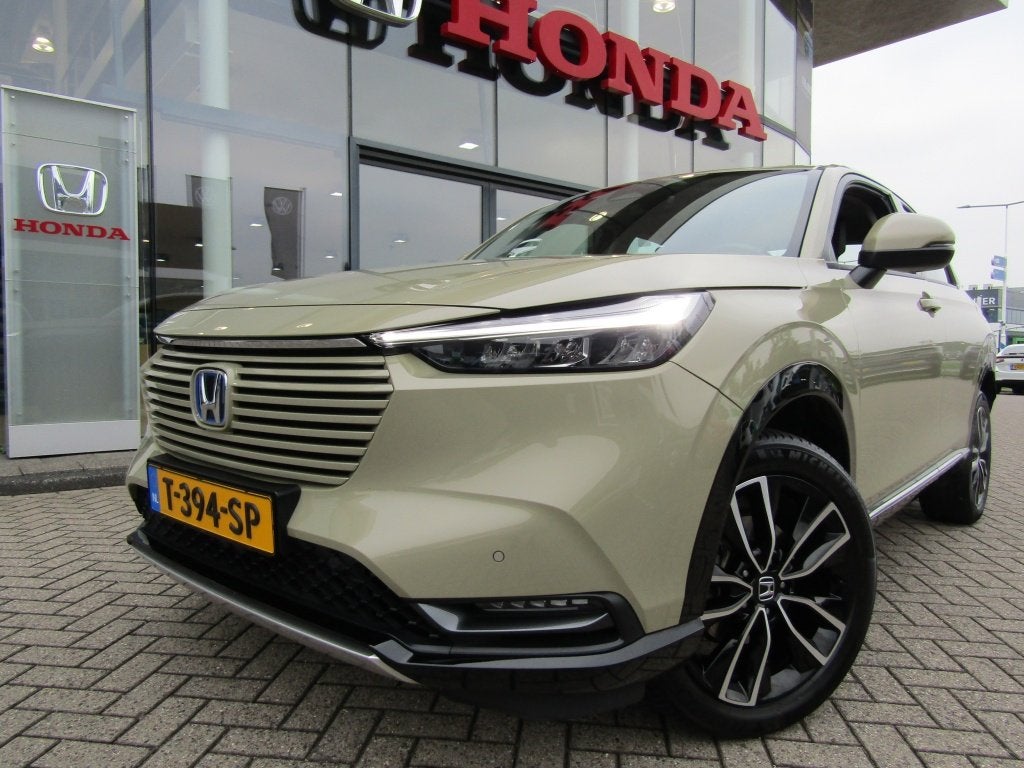 HONDA HR-V 1.5 i-MMD 131pk CVT Advance, Auto's, Automaat, Lane Keeping Assist, Bruin, Leder en Stof