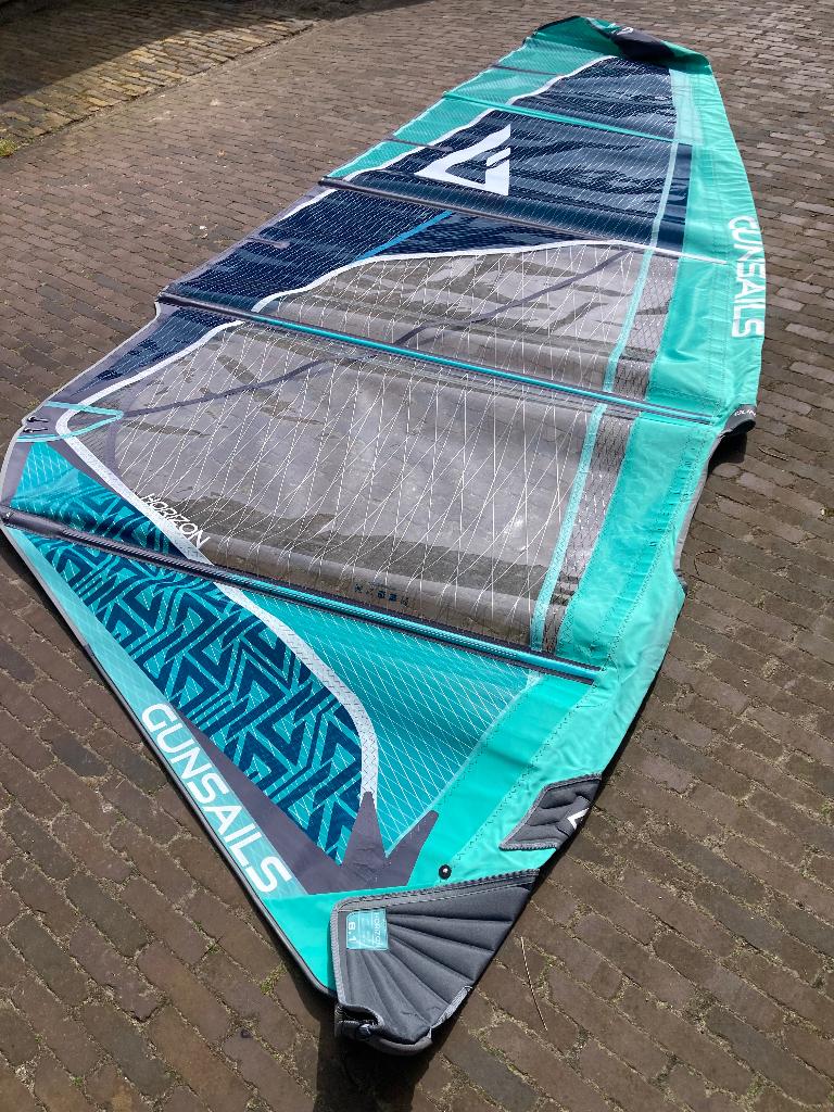 Windsurfzeil gun Horizon, Watersport en Boten, Windsurfen, Ophalen, Zo goed als nieuw, Zeil, Met draagtas