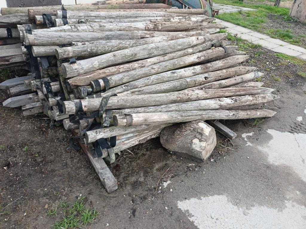 Afrastering, Ophalen of Verzenden, Gebruikt, 250 cm of meer, Palen