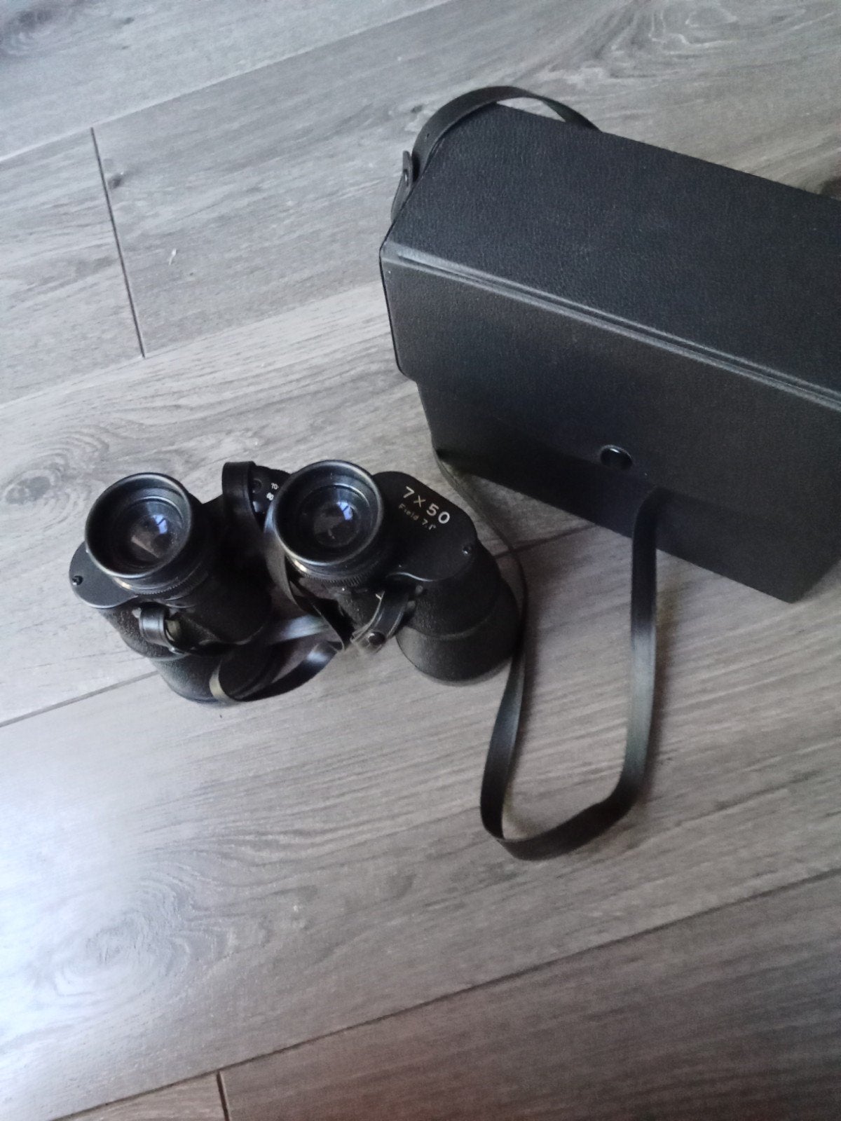 Super Zenith 7x50 verrekijker met tas, Ophalen, Gebruikt, Minder dan 8x, Porro (met knik)