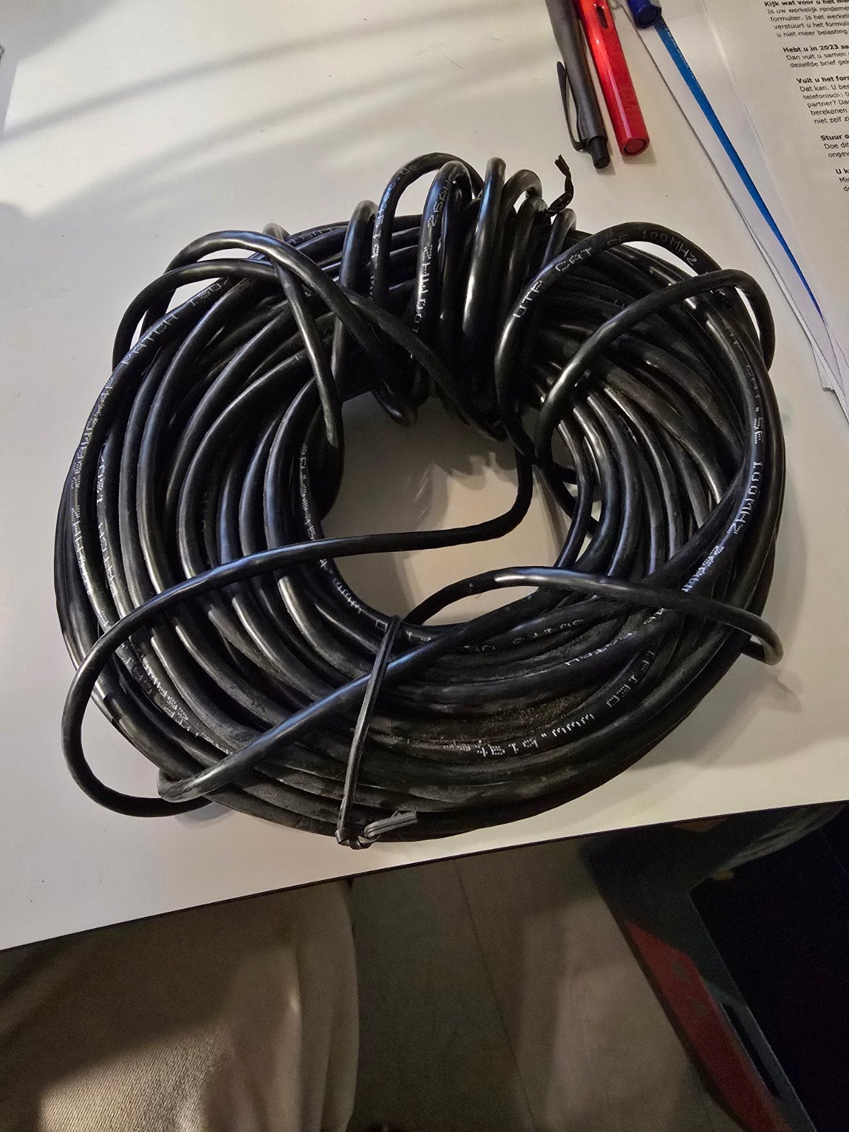 Netwerkkabel UTP CAT5e 100MHz - meer dan 20 meter, Ophalen of Verzenden, Gebruikt