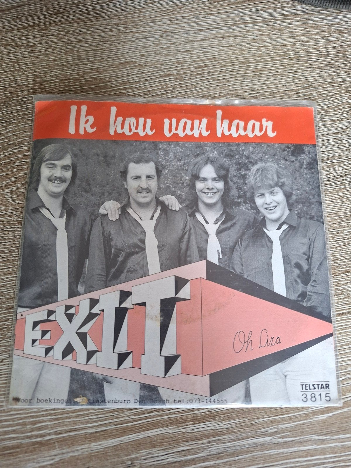 Exit - Ik hou van haar / Oh Liza (piratenhits), Gebruikt, 7 inch, EP, Fotohoes