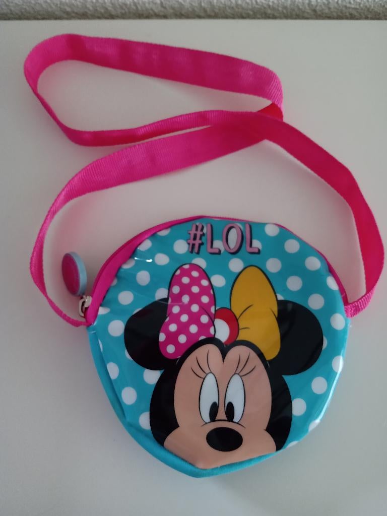 Een Leuk TASJE met MINNIE MOUSE Afbeelding, Ophalen of Verzenden, Mickey Mouse, Zo goed als nieuw, Tas, Koffer of Zak