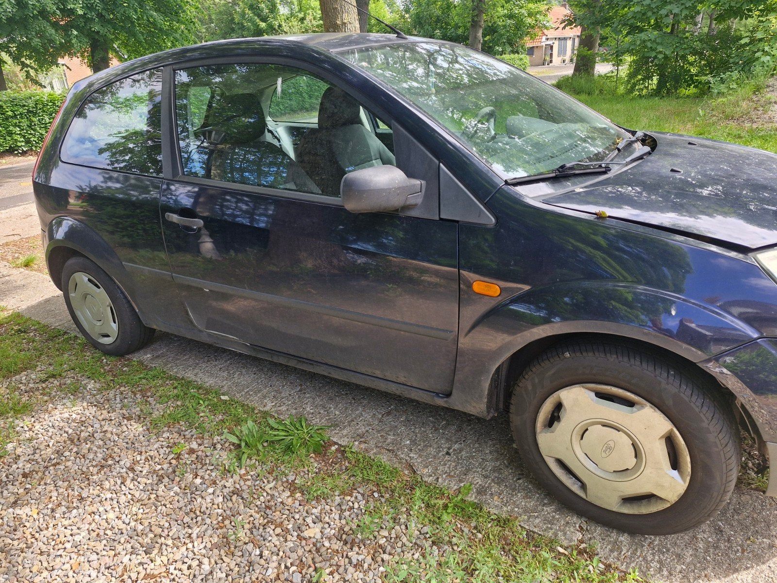 Ford Fiësta 1.3 8V 3DR 2005 Blauw, Ophalen of Verzenden, Ford