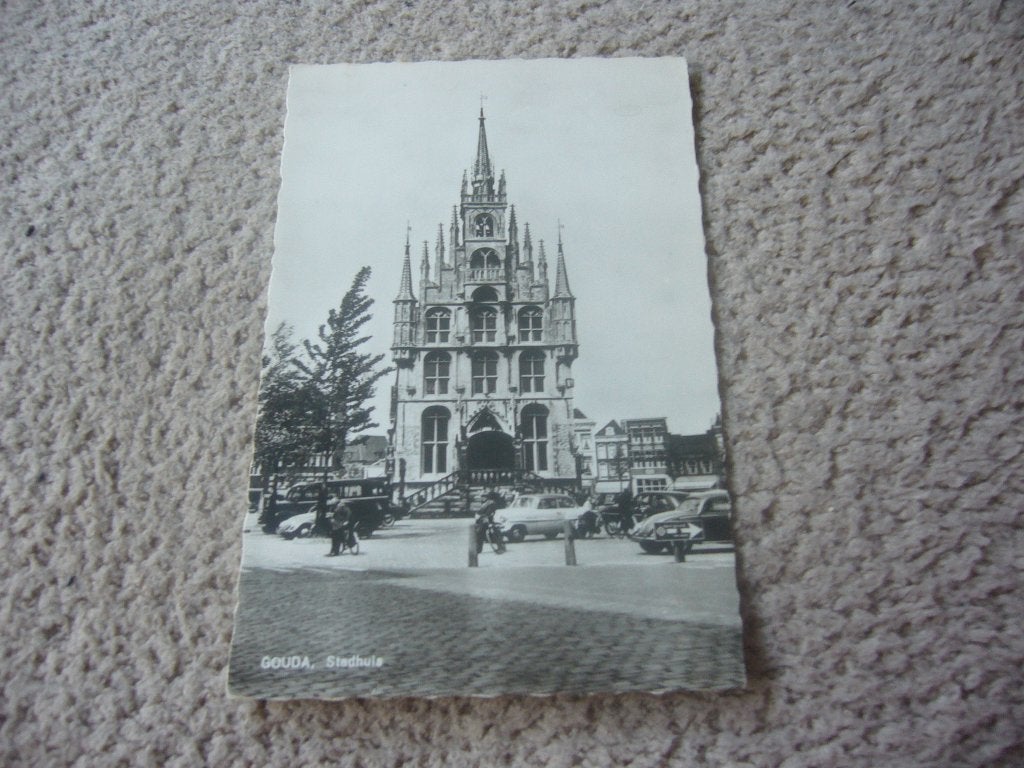 GOUDA  =  STADHUIS, Ophalen of Verzenden, 1960 tot 1980, Gelopen, Zuid-Holland