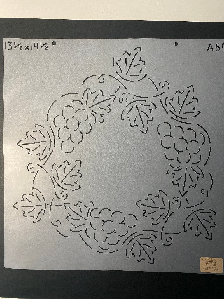 quilt sjabloon cirkel met fruit, Overige materialen, Overige kleuren, 120 cm of meer, Ophalen of Verzenden