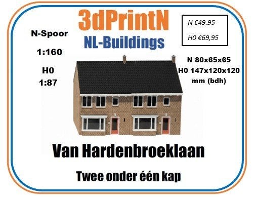 3D-geprinte bouwpakketten H0 schaal modelspoorbaan, Hobby en Vrije tijd, Overige merken, Verzenden, Gelijkstroom of Wisselstroom