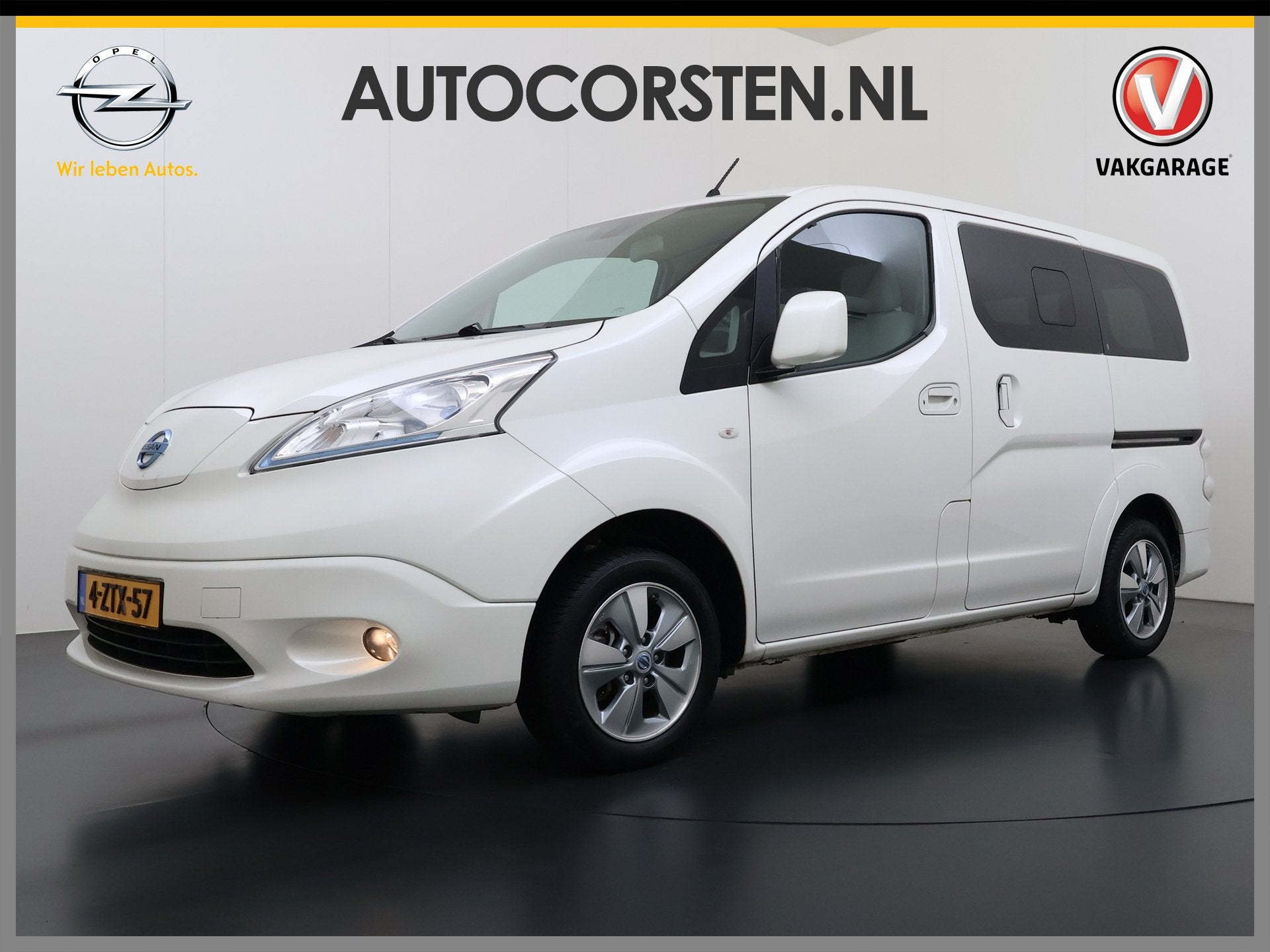 Nissan e-NV200 Evalia 2X Schuifdeur Stoel+Stuurverwarming Na, Auto's, Stof, Gebruikt, 22 min, 1514 kg