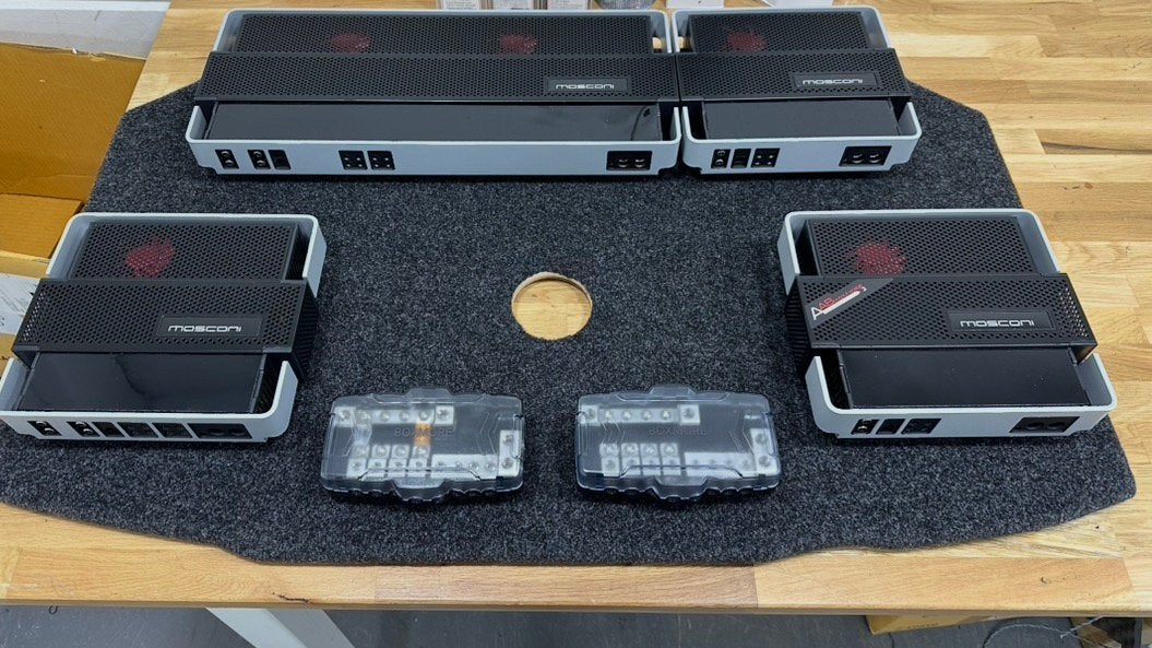 Mosconi Pro 2/10 AAB Versterker, Overige systemen, Zo goed als nieuw, 120 watt of meer, Ophalen