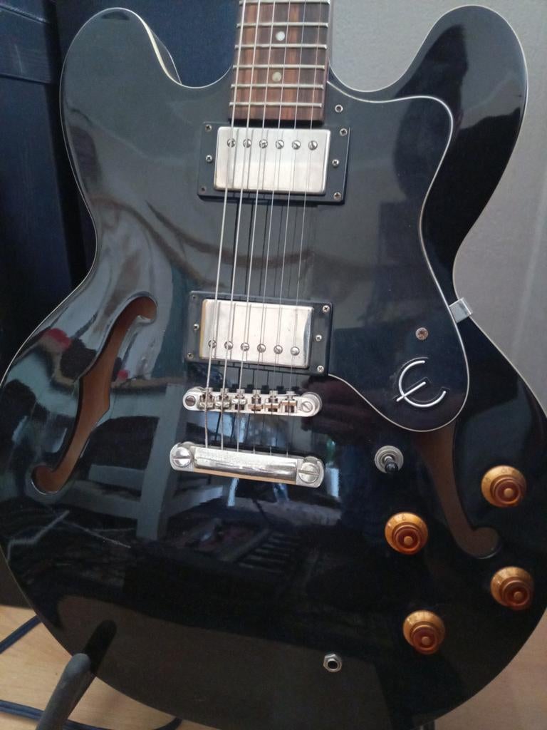 Epiphone Dot - Prachtige Semi-Hollow Body Gitaar, Ophalen, Gebruikt, Semi-solid body, Epiphone