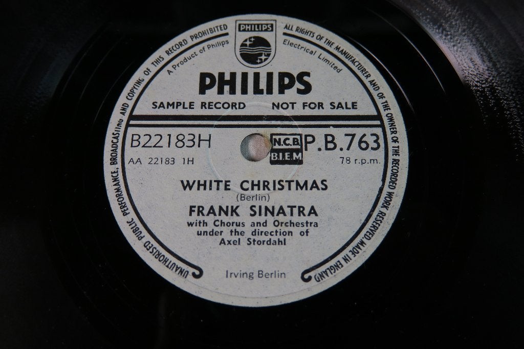 Frank Sinatra Christmas Dreaming 78 rpm jukebox kerstmuziek, Gebruikt, 10 inch, Ophalen of Verzenden, Overige typen