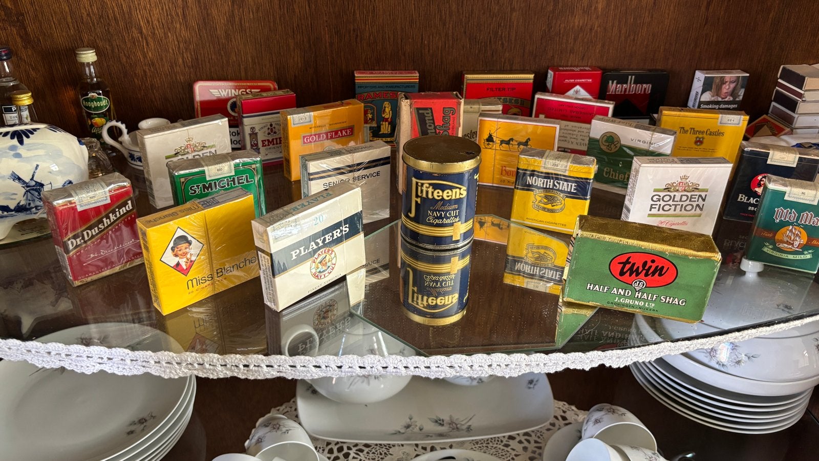 Vintage Tabaks- en Sigarettenpakjes, Ophalen, Gebruikt, Tabaksdoos of Verpakking