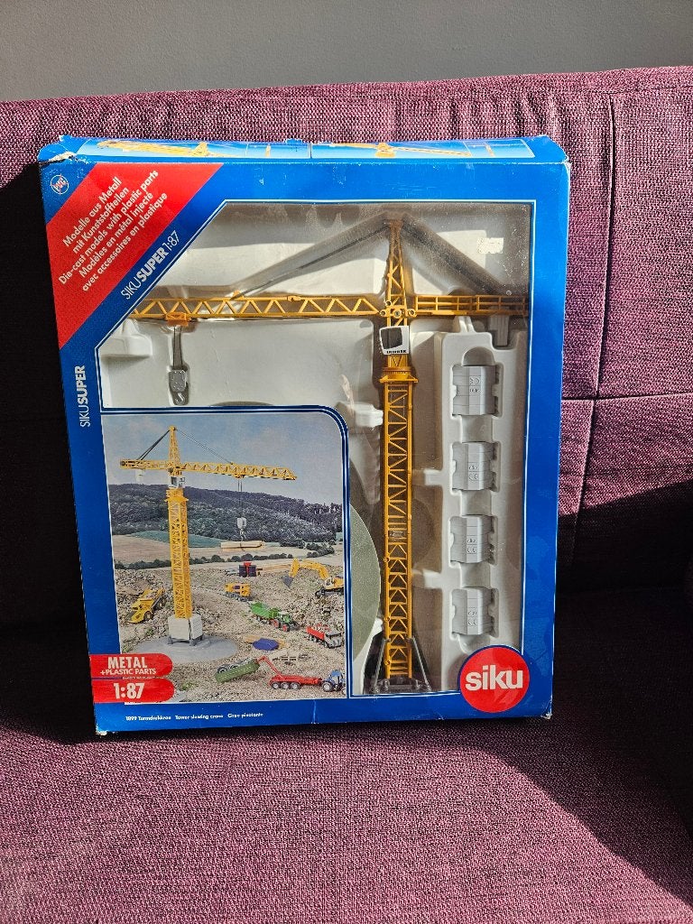 siku hijskraan 1:87, Ophalen of Verzenden, Zo goed als nieuw, Hijskraan, Tractor of Landbouw, SIKU