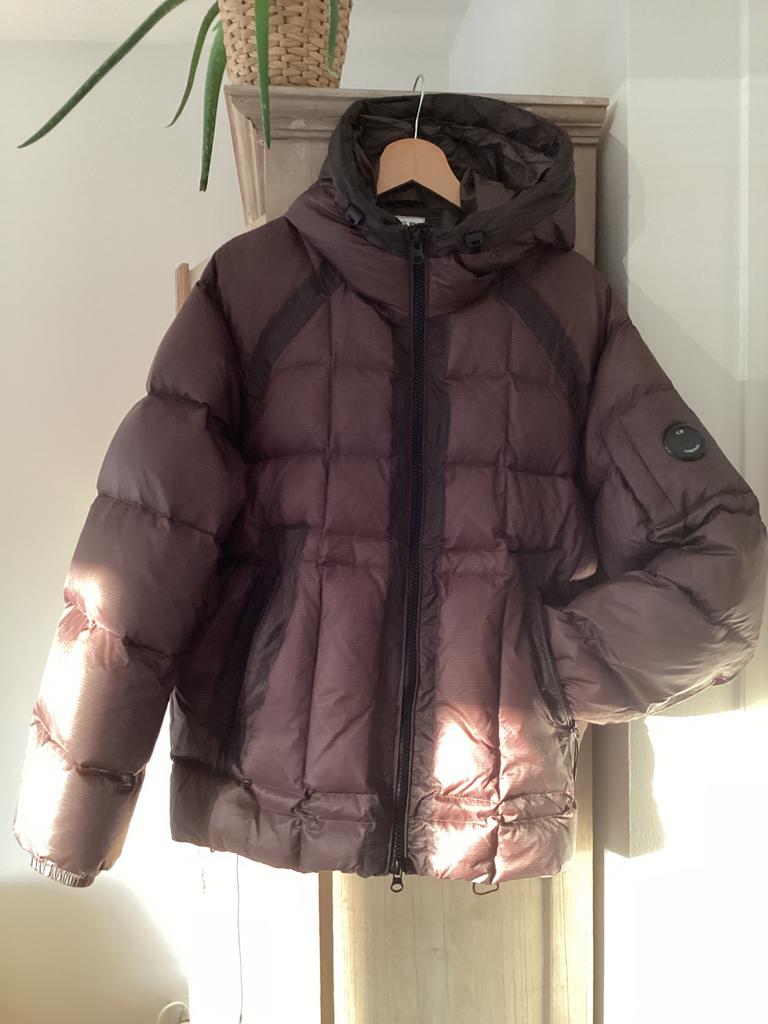 CP Company donsjas, Kleding | Heren, Jassen | Winter, Ophalen of Verzenden, Zo goed als nieuw, Maat 52/54 (L), Bruin