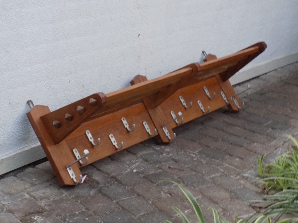 Wandkapstok mid century xxl royaal typerend scandinavisch, Huis en Inrichting, Woonaccessoires | Kapstokken, Gebruikt, Minder dan 100 cm