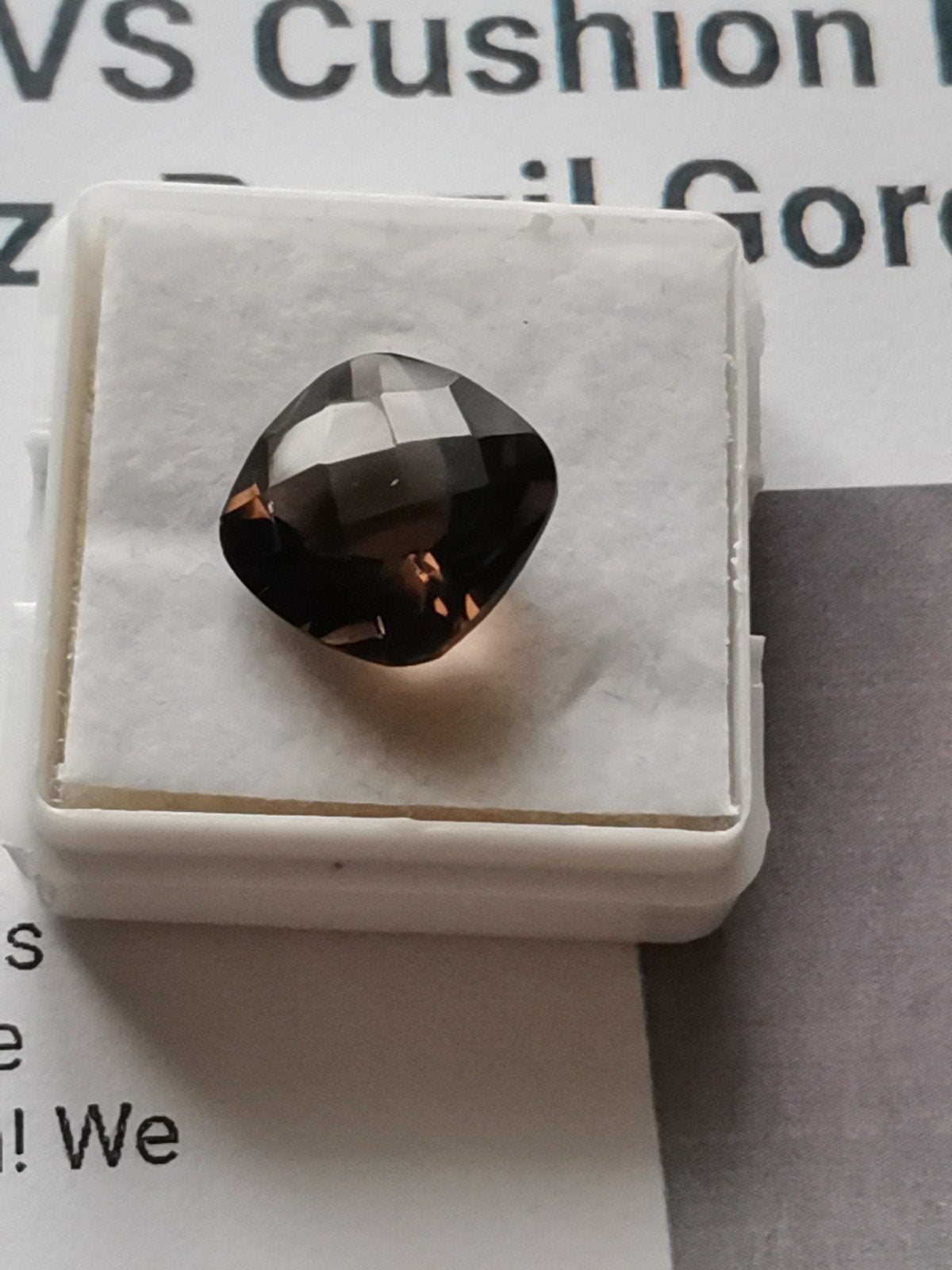 6.45ct Smoky Quartz, Ophalen of Verzenden, Nieuw
