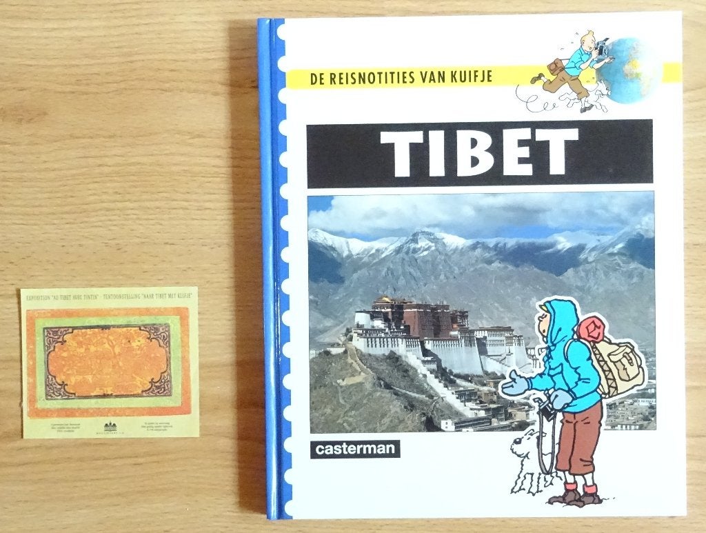 Kuifje memorabilia: Tibet + Toegangsticket, Boeken, Eén stripboek, Ophalen of Verzenden, Gelezen