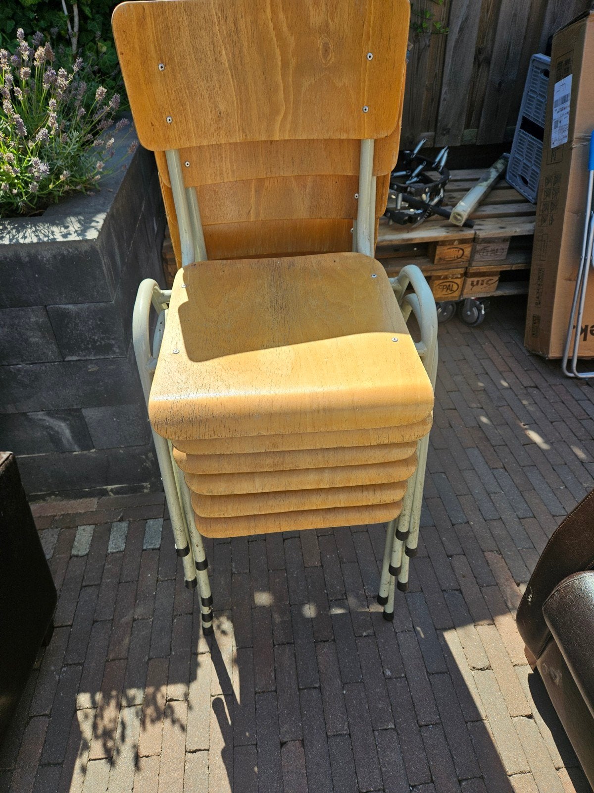 Retro schoolstoelen, Ophalen, Huis en Inrichting