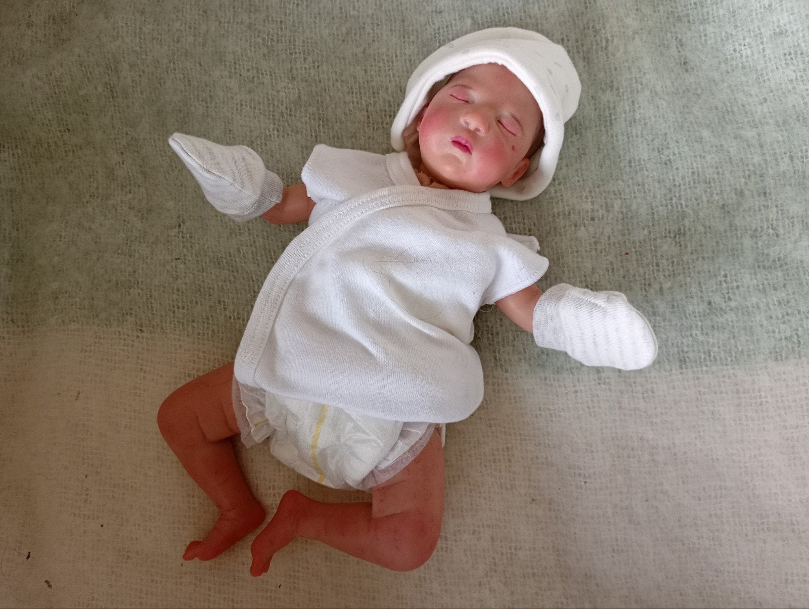 Reborn Prematuurtje, Ophalen of Verzenden, Zo goed als nieuw, Babypop, Levensecht of Reborn