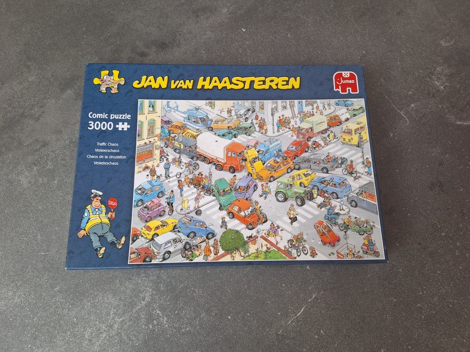 Jan van Haasteren puzzel 3000 st, Hobby en Vrije tijd, Ophalen of Verzenden, Meer dan 1500 stukjes, Zo goed als nieuw, Legpuzzel