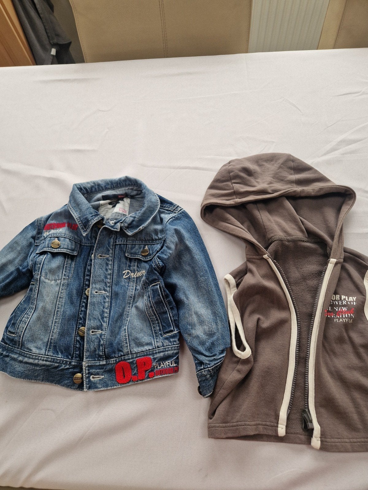 Name It Spijkerjas mt 104 met uitritsbare bodywarmer, Kinderen en Baby's, Kinderkleding | Maat 104, Gebruikt, Jongen, Jas, Ophalen of Verzenden